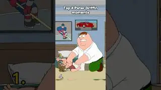 Top 4 Peter Griffin moment Part 2 #funny #top5 #petergriffin #stewiegriffin #familyguy #shorts