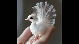 Miniature Peacock: The Beauty of a Small World，#peacock#shorts#nature#funny#cute