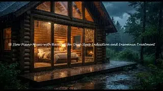 End Restless Nights with Rain Sounds and Piano for Deep Sleep 🌙 #gBp