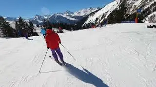 Piste Petit Rochette and Geisha La Plagne/Paradiseski Champagny area