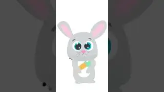 Drawing cute and adorable rabbit🐰 | Digital art