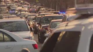 Cars lined up early for $1M gas giveaway