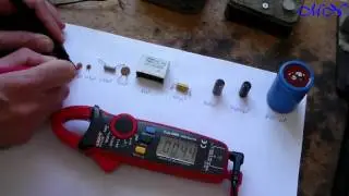 Измерение ёмкости токовыми клещами UNI-T UT210E
