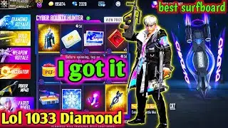 faded wheel free fire || cyber bounty hunter bundle || free fire new event || cr7 bundle & surfboard