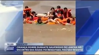 Trag&eacute;dia no Rio Amazonas: naufr&aacute;gio de lancha superlotada deixa duas pessoas mortas