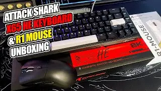 Лучшая бюджетная игровая клавиатура и мышь? Распаковка клавиатуры и мыши Attack Shark X65 HE и мы...
