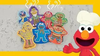 Elmo Learning Rainbow Cookies 🌈 | Simple Colors- Toddlers- Babies