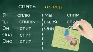 Спать. To sleep. Conjugate Russian verbs like a pro.