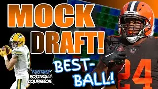 Fantasy Football Mock Draft 2023 - BEST BALL Draft Strategy for 2023!