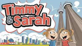 Timmy & Sarah Explore CN Tower &ndash; Fun Facts for Kids | #cartoons #facts #cntower