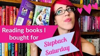 Reading Books I Bought For Stepback Saturday! A NEW reading vlog series and a mini book haul!