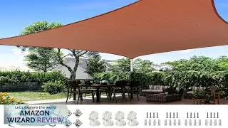 Quictent 20x26ft Sun Shade Sail for Patio 185GSM Heavy Duty Rectangular Outdoor Review