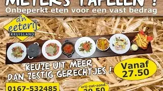 METERS TAFELEN in de Commerce/d'n Eeterij Kruisland