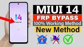 Redmi 10/ 10c All Xiaomi MIUI 14 : FRP Bypass Remove Google Account - 100% Working (Without Pc)