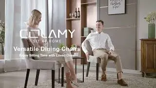 COLAMY Mid-Back Corduroy Dining Chair Accent Side Leisure Chairs