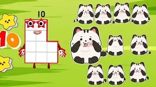 Count Numberblocks 1&ndash;10  with Cute Farm Animals 🐥🐷 part-2 | Fun for Kids @kidslearningvideos29#maths