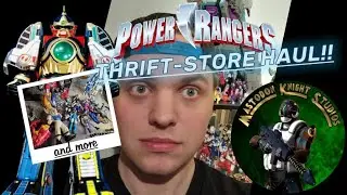 OMG! 100&euro; MMPR | Mighty Morphin Power Rangers Thrift Store Haul (and some biker mice) | Unboxing!
