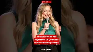 The girl said to her boyfriend: Do you want to do something today?