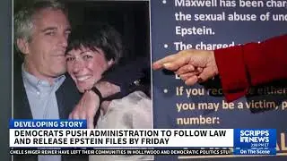 Deadline for release of Epstein Files nears, Democrats threaten legal action if law isn't followed