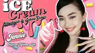 My Jennie Kim Inspired Makeup Look (Ice Cream Album) | Peachy Trish