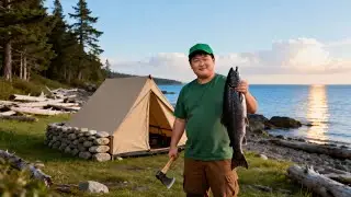 Solo SUV Camping at the Edge of the Sea | Chubby Boy Adventure in USA