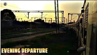 GONDA BAHRAICH DEMU Evening departure from Gonda Junction.