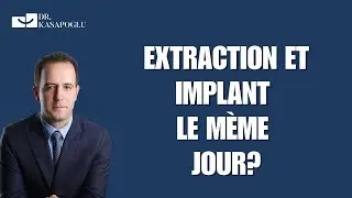 Une dent en moins, un implant tout de suite ?   Asc. Prof. Dr. Berk KASAPOGLU Istanbul - Turquie