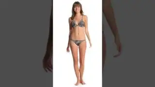 RVCA Martian Ditsy Medium Bikini Bottom | SwimOutlet.com