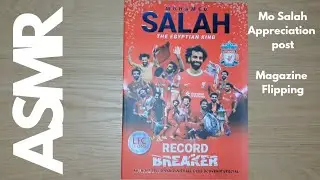 ASMR Mo Salah Magazine Flipping [ASMR FOOTBALL] 