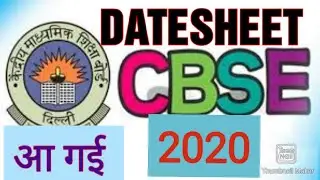 CBSE Board 2020 date sheet| CBSE Date Sheet 2020 class 10| CBSE Date Sheet 2020|CBSE board
