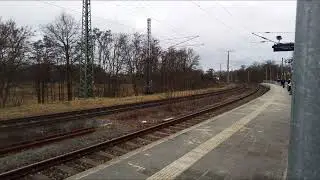 Bhf Elsterwerda biehla (T.48)- mit Ic17, Rb45 in Abstellung in BB am 14.12.25 um 11.51 uhr