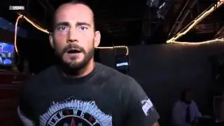 CM Punk backstage prepares for Wrestlemania XVIII Match against Chris Jericho
