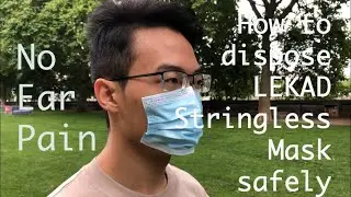 How to dispose Lekad stringless mask responsibly and safely