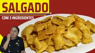 você poderá impressionar sua  família  com esse salgado com  3 ingredientes receita rápida e fácil