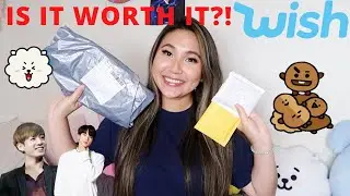 BUYING BTS MERCH FROM WISH! IS IT WORTH IT? SOMETHING CAME BROKEN | ShilaBui