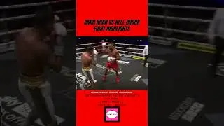 Kell Brook started to walk down on Amir Khan in Round 5 #khanvsbrook #amirkhan #kellbrook #boxing