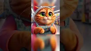 Grandma Cat Wrecks Every Tech She Touches! 🐱 📱💥#cute #funny #technology #cartoon  #cuteanimals