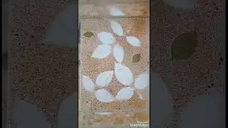 spray painting with toothbrush | painting on paper in 60 seconds |Art by Anaya khan # Shorts