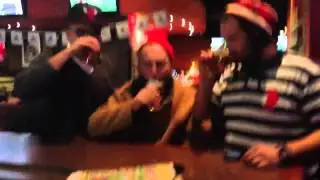 Beer chug champion