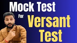 Prepare for Versant mock test if you are failing every time. Practice Versant test for free.