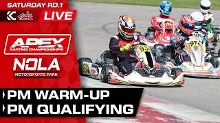 2026 Apex Karting Southeast Championship | New Orleans, LA | Saturday - PM Warm-Up & Qualifying