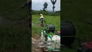 Semprot lahan tanpa gendong tangki