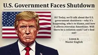 U.S. Government Faces Shutdown | 🚫 Learn English Through Stories | Graded Reader