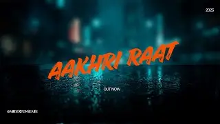 Aakhri Raat (Official Audio) | Audio Crew Beats #sadsong  #lastlove #lastnight #AakhriRaat