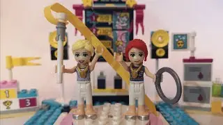 BEST Lego presentation - LEGO Friends 41372 - Stephanie's and Mia's Gymnastics Show (stop-motion)