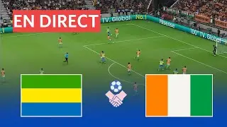 EN DIRECT - C&ocirc;te d&rsquo;Ivoire vs Gabon | Coupe d&rsquo;Afrique des Nations 2025 &ndash; Simulation de match eFootbal