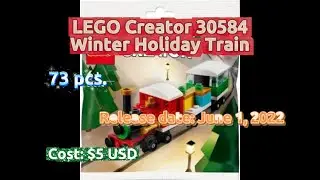 LEGO Creator 30584 &ndash; Winter Holiday Train | Complete Build & Review