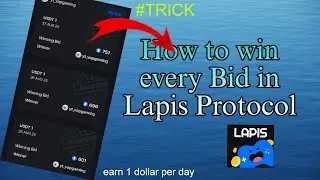 How To Win Every Bid In Lapis Protocol 