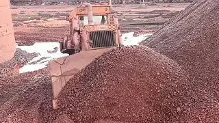 Amazing Beml Bulldozer dozing In Action At Iron Ore Mines || @vlogswidengineer