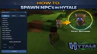 How to Spawn NPCs in Hytale (Step by Step)
